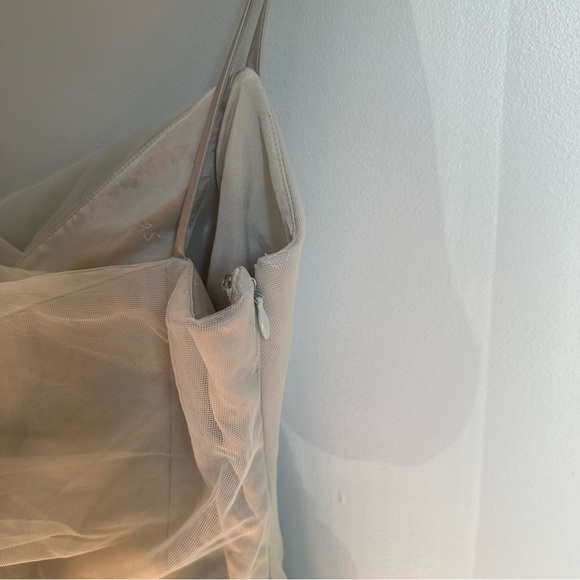 Silver Watters & Watters Prom Dress in size US M - Picture 7 of 9